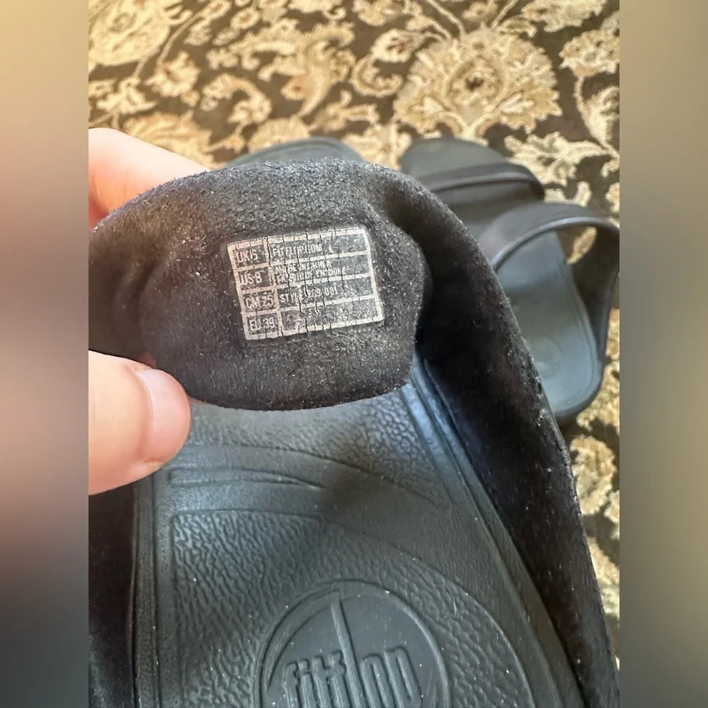 Fitflop $100 Lulu slide sandals. Size 8. - Picture 9 of 9